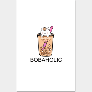 Bobaholic Unicorn! Posters and Art